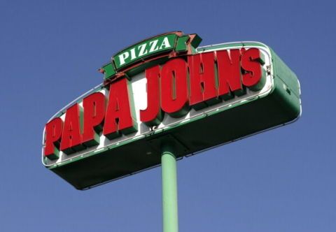 Papa John's Pizza Sign